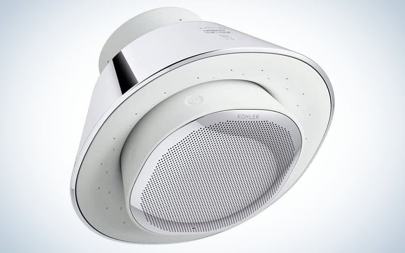 The Kohler Moxie Showerhead is the best Bluetooth shower speaker