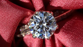 close up of a diamond ring