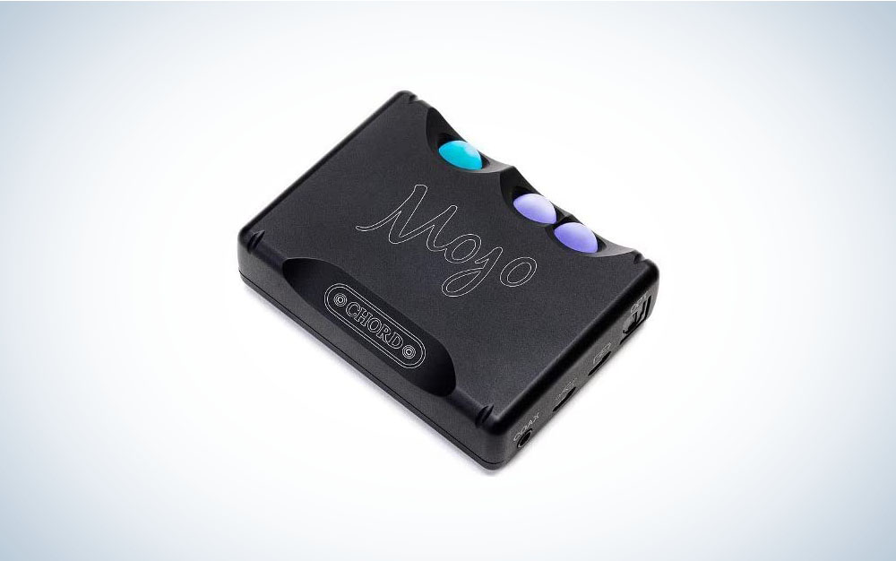 Chord Mojo Headphone Amplifier on a white background.