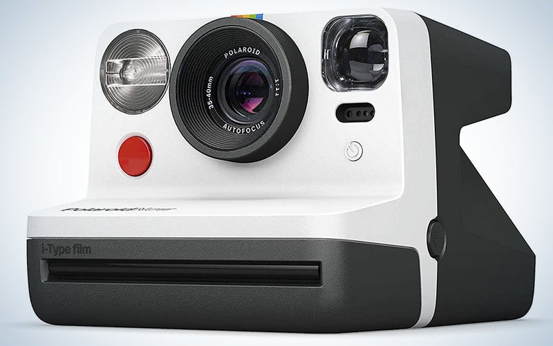 Polaroid Instant Camera on a white background