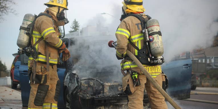 A new study has some surprising findings on car fires