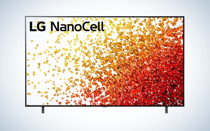 LG NanoCell Tv on a white background