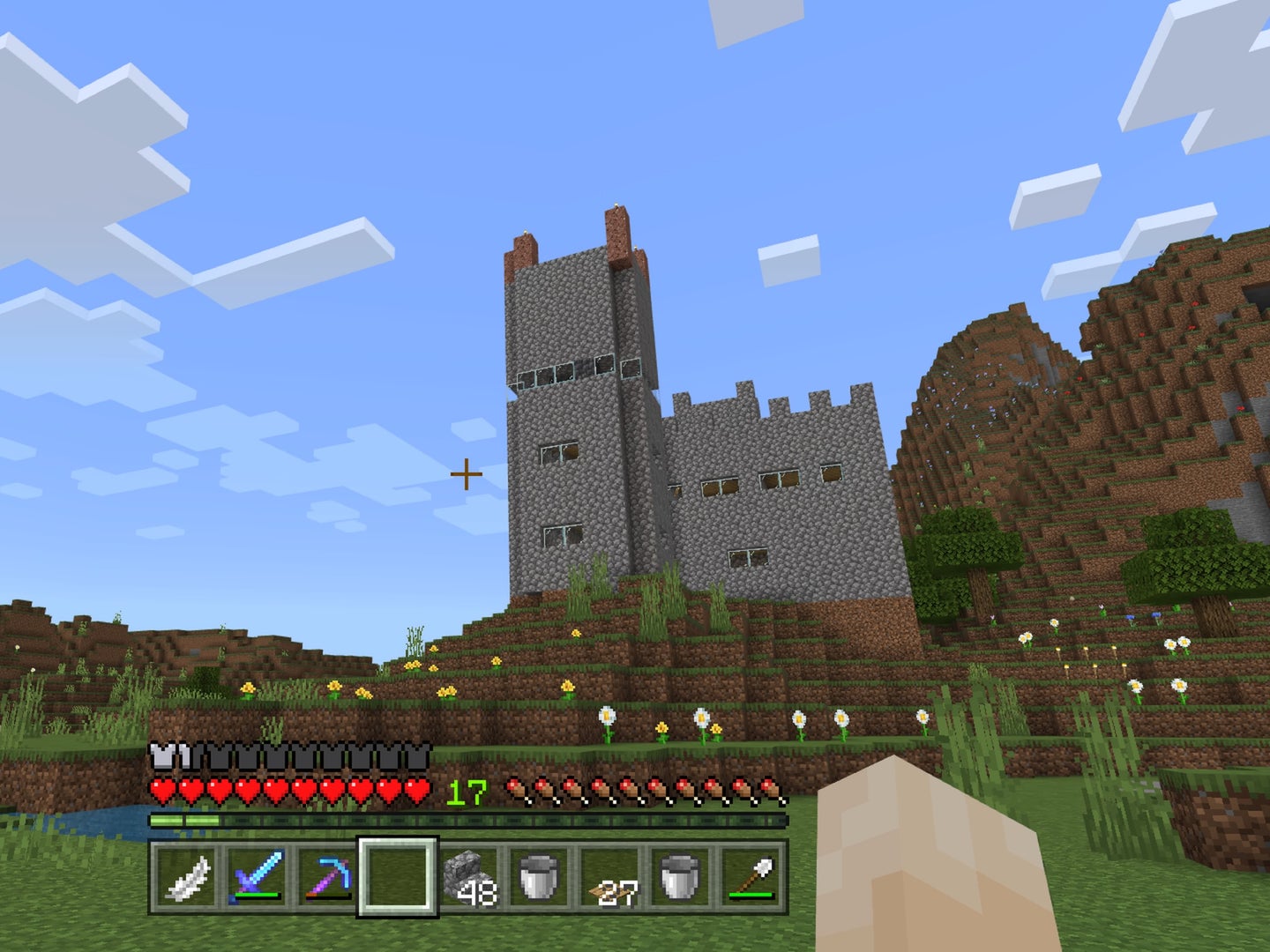 A Minecraft castle.