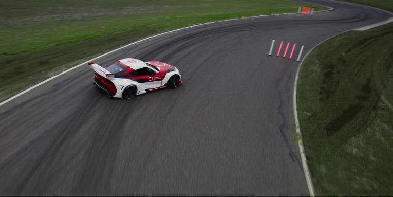 This autonomous Toyota race car can drift like a pro
