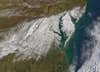snow bands cover virginia and maryland, a satellite view