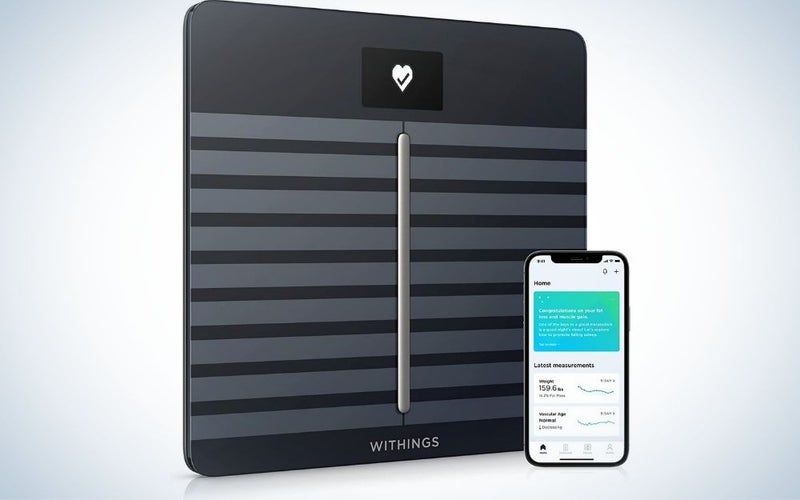 The Withings By Cardio Smart Scale provides an abundance of information, including the weather forecast.