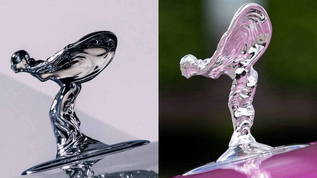 Hood ornaments can be a drag, so Rolls-Royce made theirs sleeker