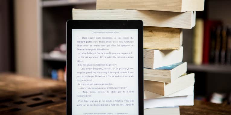 You may need to read dozens of books each year to offset that new e-reader