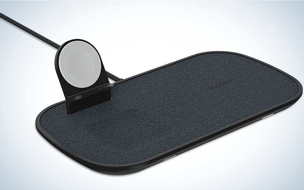 Mophie wireless charger on a white background