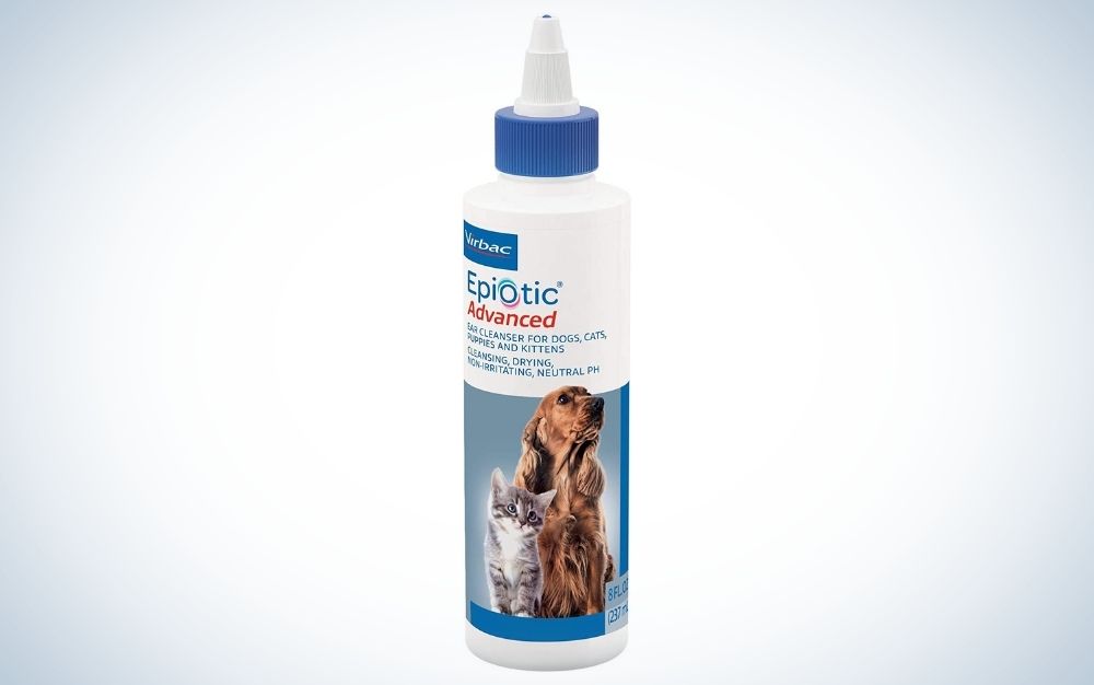Virbac Epi Otic Advanced Ear Cleaner is the best ear cleaner for dogs with yeast.