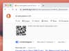 The QR code generation feature within DuckDuckGo.