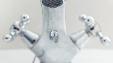 A dripping faucet