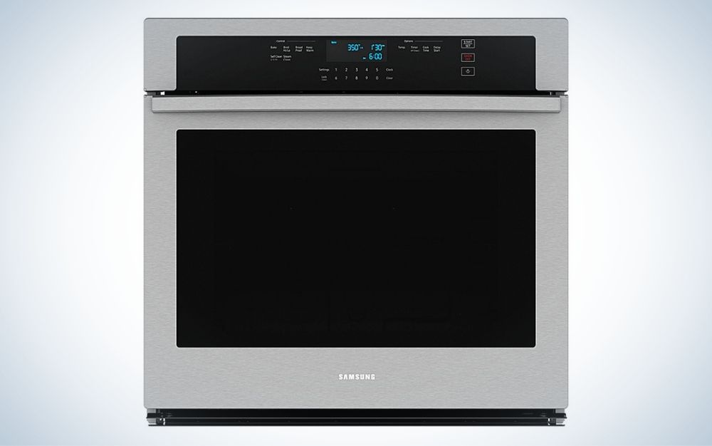 Samsung 30â Built-in Single Wall Oven is the best smart wall oven.