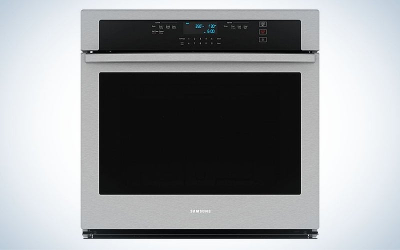 Samsung 30â Built-in Single Wall Oven is the best smart wall oven.