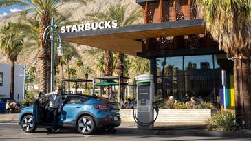 Volvo plans to make Starbucks a recharging stop for your EV