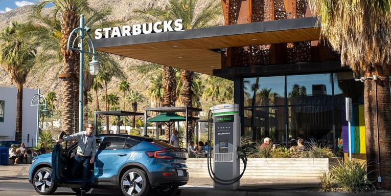 Volvo plans to make Starbucks a recharging stop for your EV
