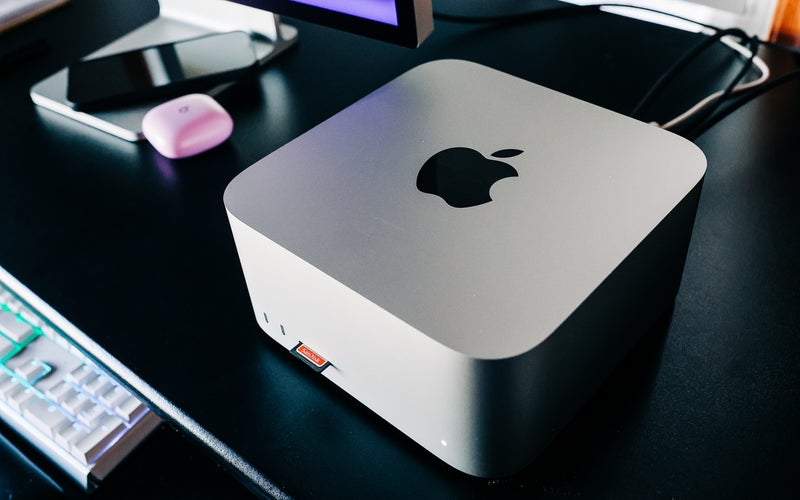 Mac Studio sitting on a desk