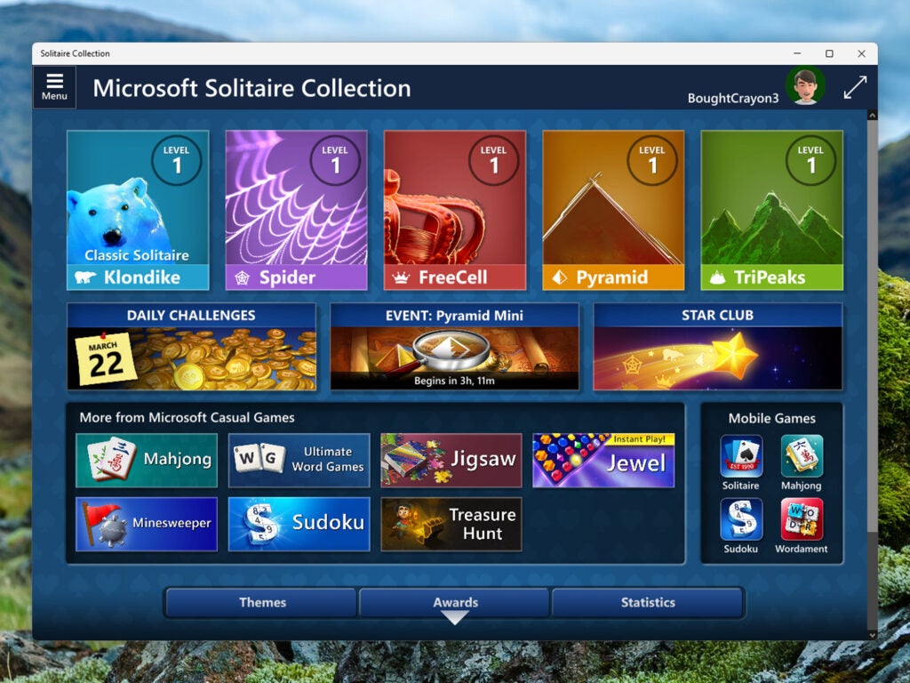 Microsoft solitaire collection