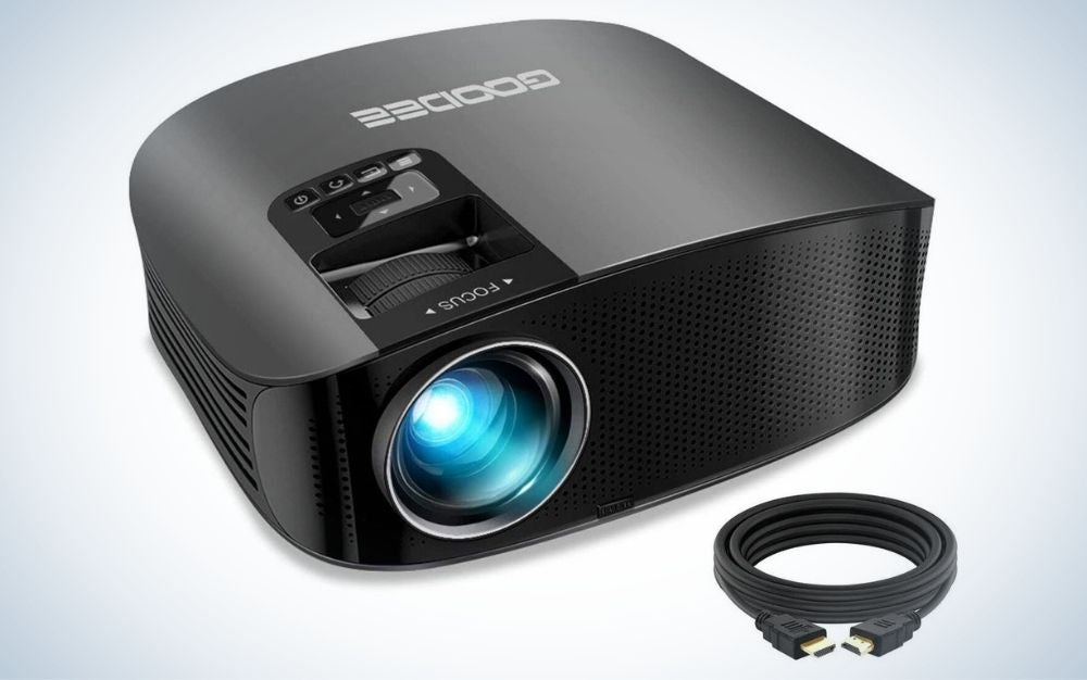 Projector, GooDee 2022 is the best projector under 200.