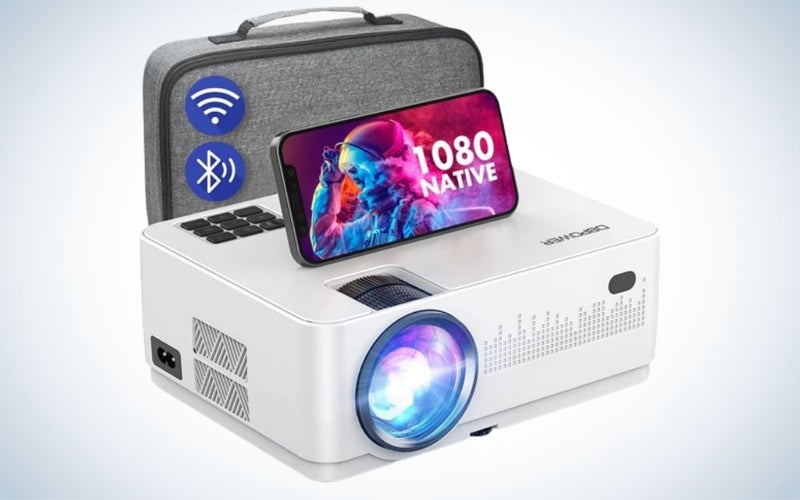 WiFi Bluetooth Projector, DBPOWER is the best overall projector under 200.