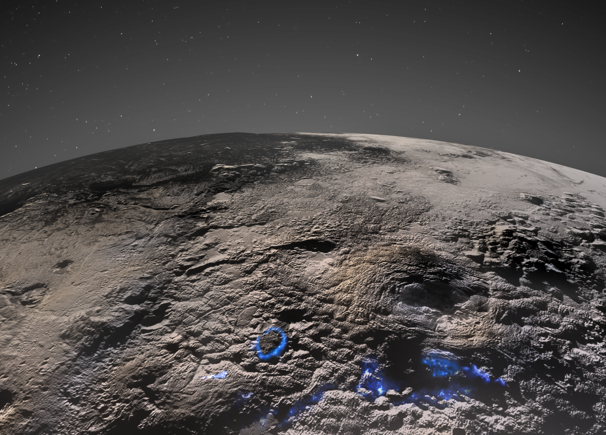 Pluto’s icy volcanoes may have once belched ‘antifreeze lava’