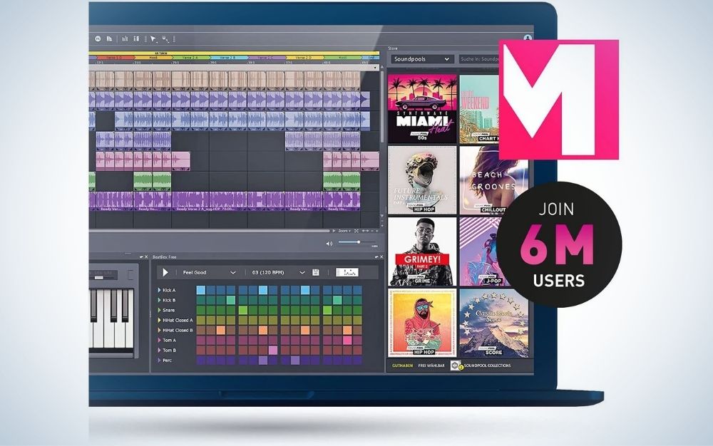 Magix Music Maker 2022 Premium is the best beat-making software for beginners.