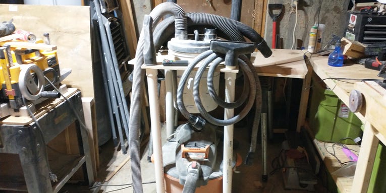 Keep your workshop tidy with this DIY dust collector