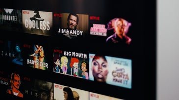 A close-up of a computer monitor with Netflix on it before you check to see if someone is using your account.
