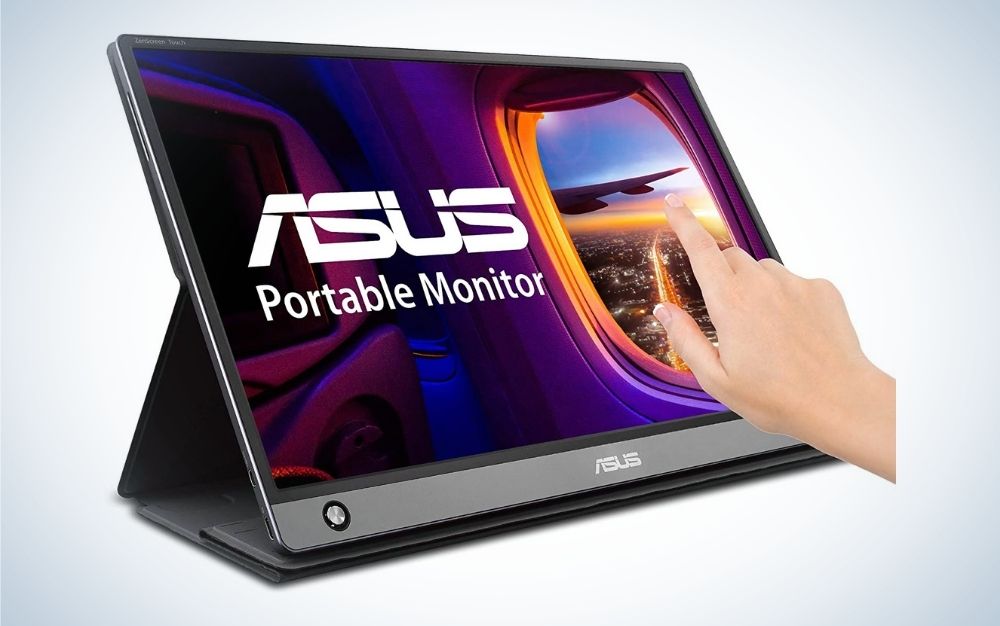 Asus ZenScreen Touch MB16AMT is the best portable touchscreen monitor.