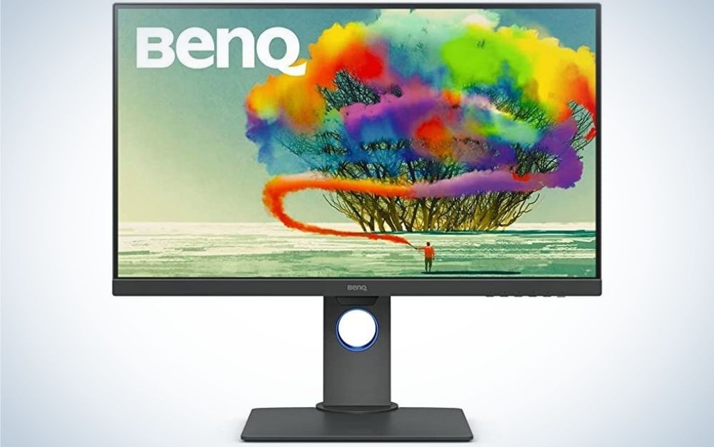 BenQ's color accurate monitor on a plain background