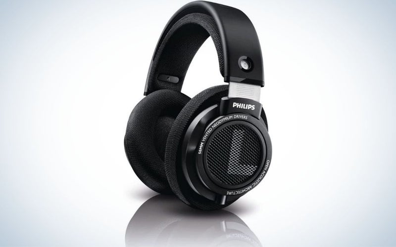 Philips SHP9500 are the best open-back headphones under $100.
