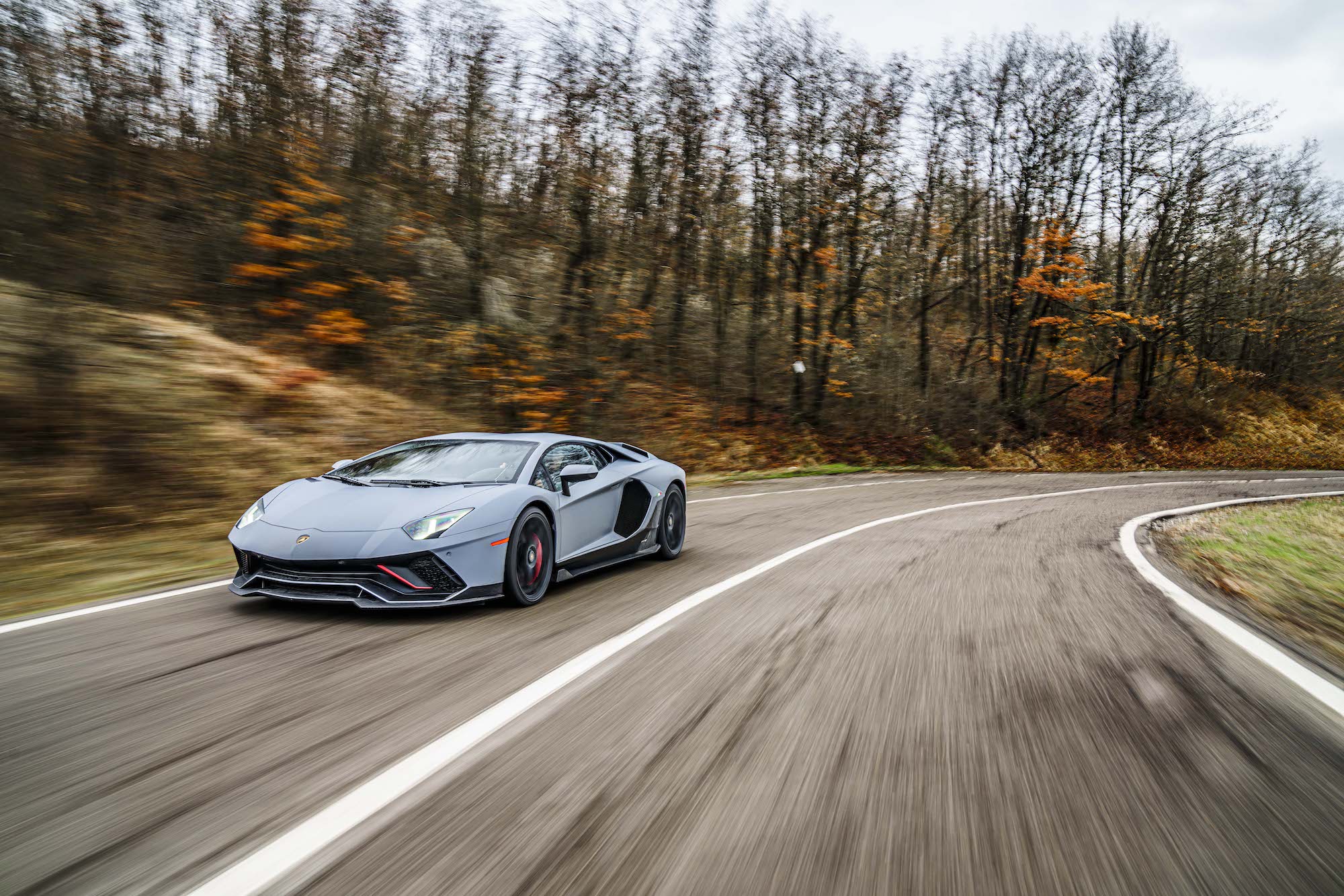 Behind the wheel of the thunderous Lamborghini Aventador