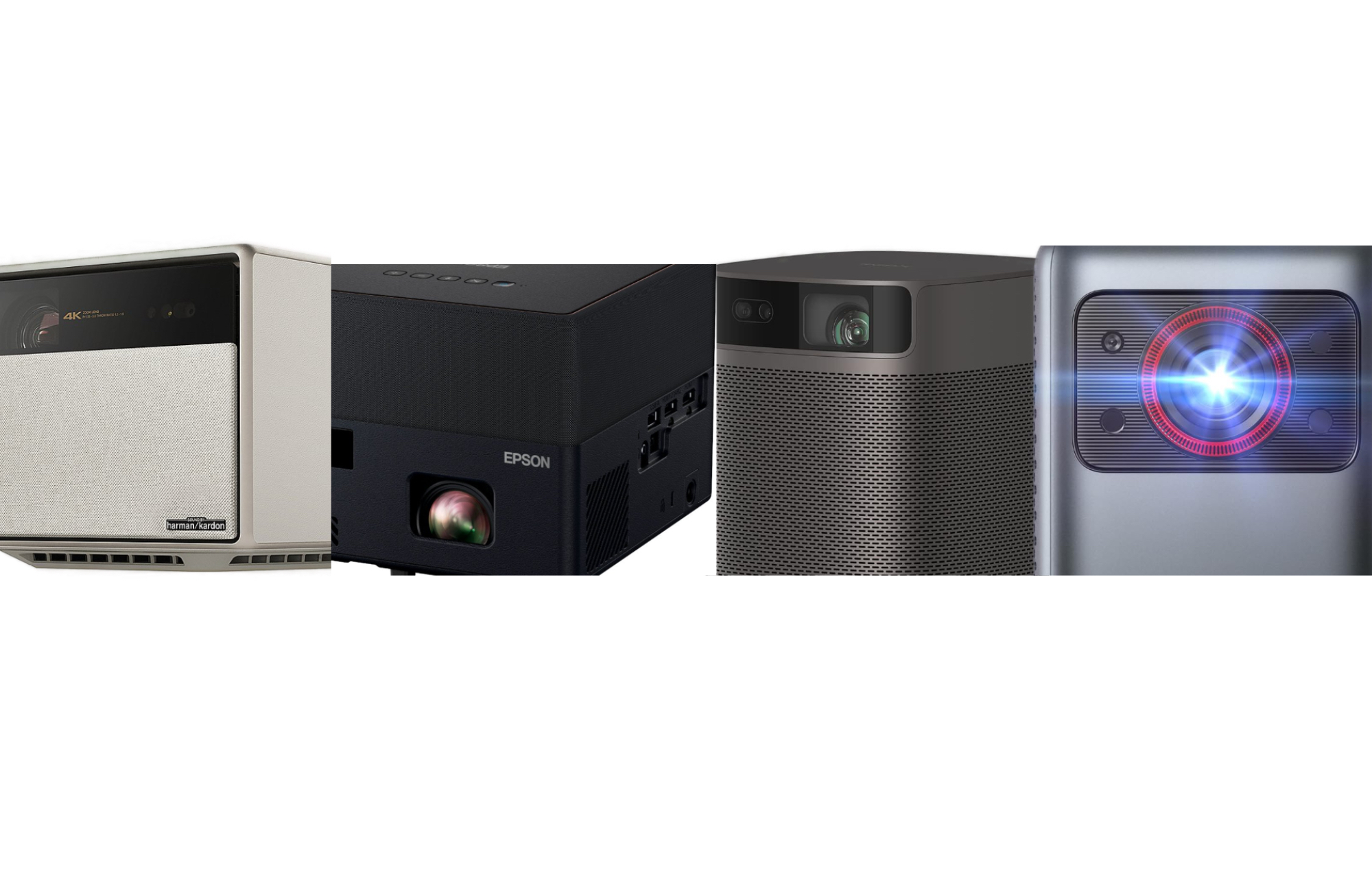 The best outdoor projectors in 2024 on a plain white background.