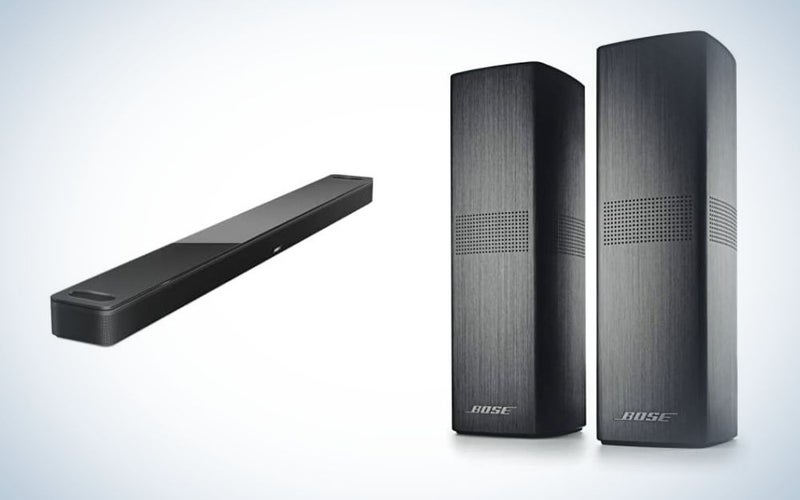 Bose Smart Soundbar 900 with Bose Surround Speakers 700 is the best surround sound system.