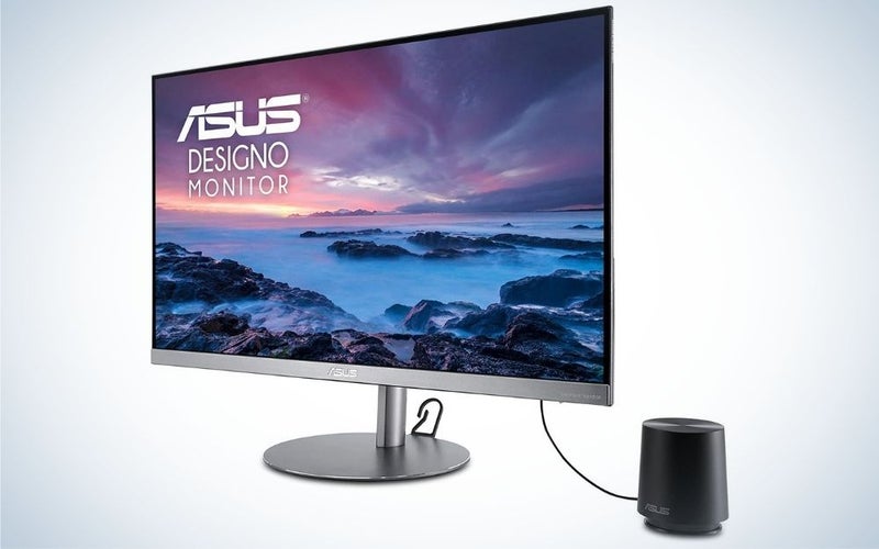 ASUS Designo 27" MZ27AQL is the best overall monitor for eye strain.