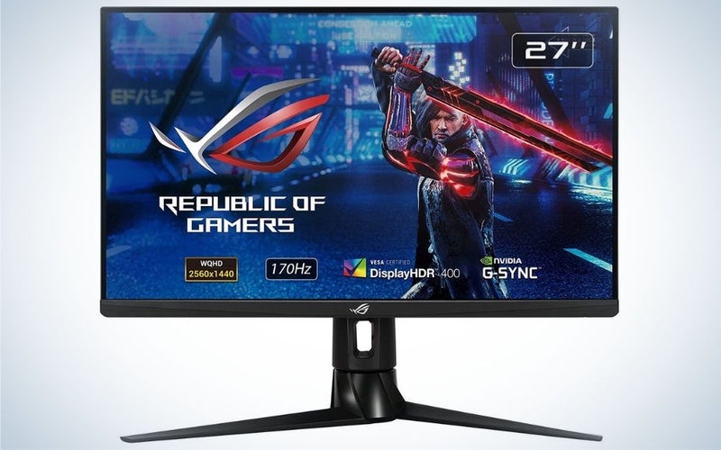 ASUS ROG Strix 27” is the best monitor for gaming for eye strain.