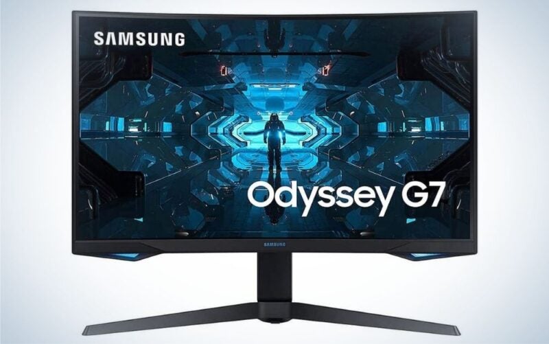 SAMSUNG Odyssey G7 Series 32-Inch WQHD is the best value monitor for eye strain.