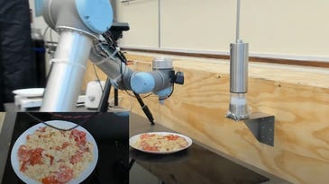This robot chef can taste salt with its arm