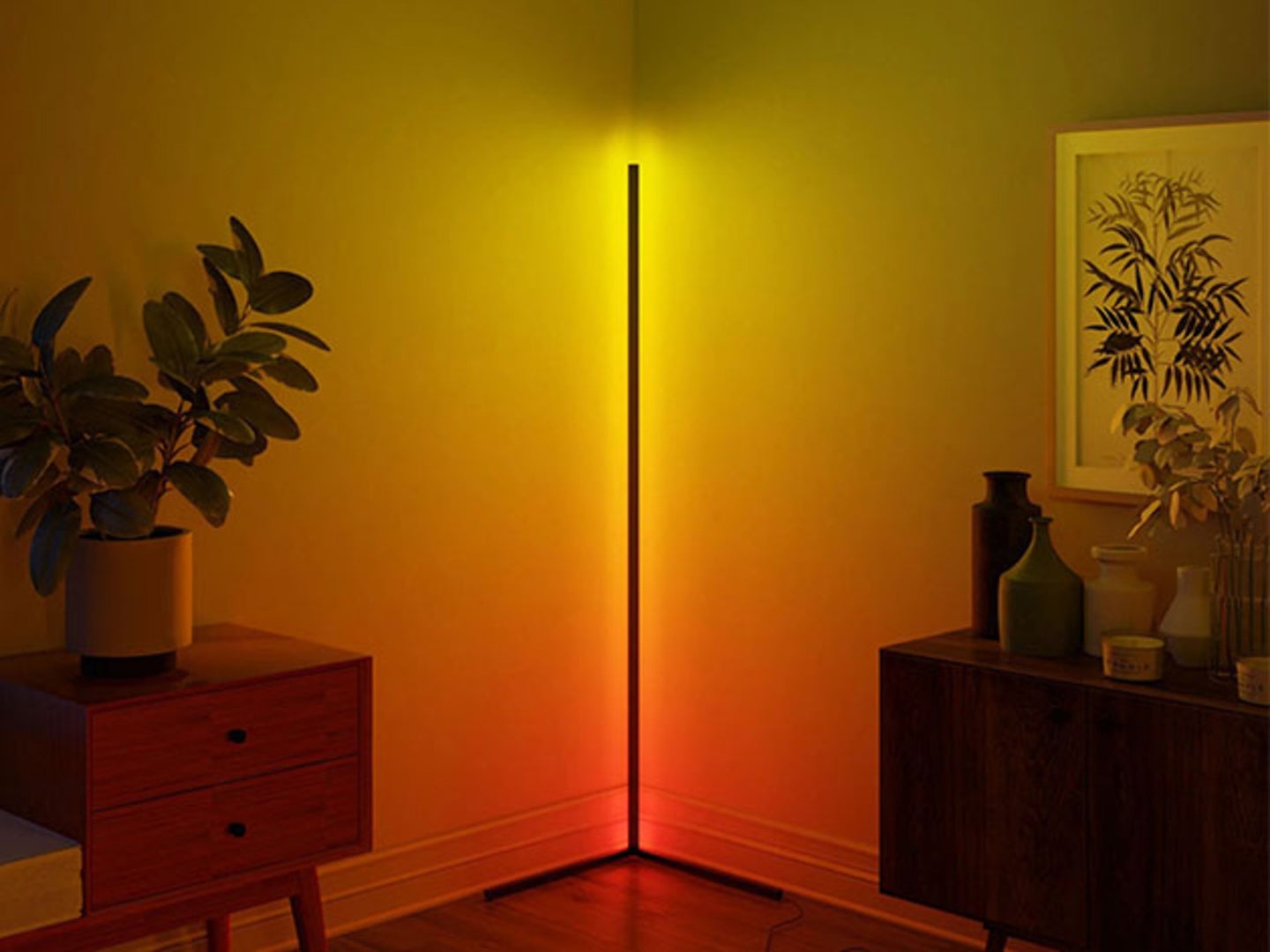 Stack Commerce minimalist LED corner lamp sale header