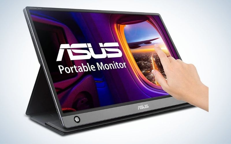 Asus ZenScreen Touch MB16AMT is the best PC monitor for music production.