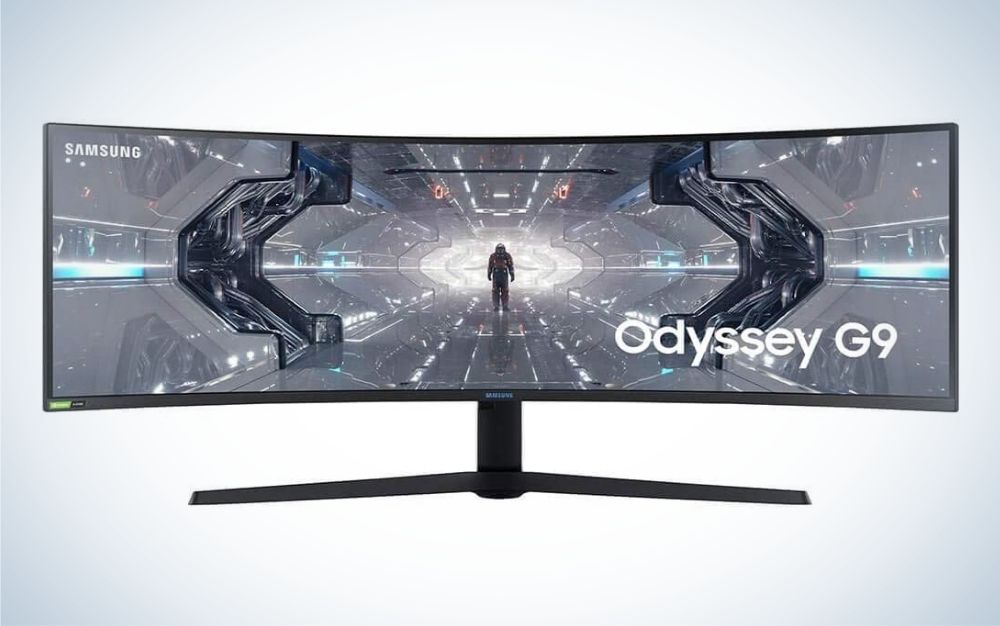 Samsung Odyssey Neo G9 is the best curved monitor for music production.