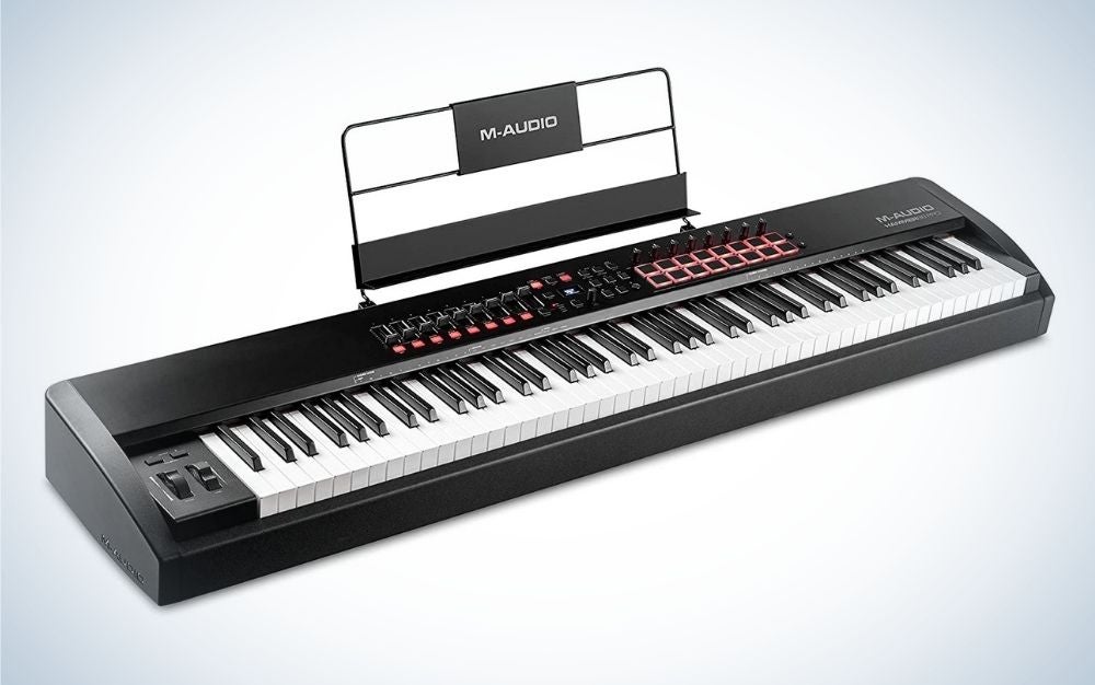 M-Audio Hammer 88 is the best weighted midi keyboard.