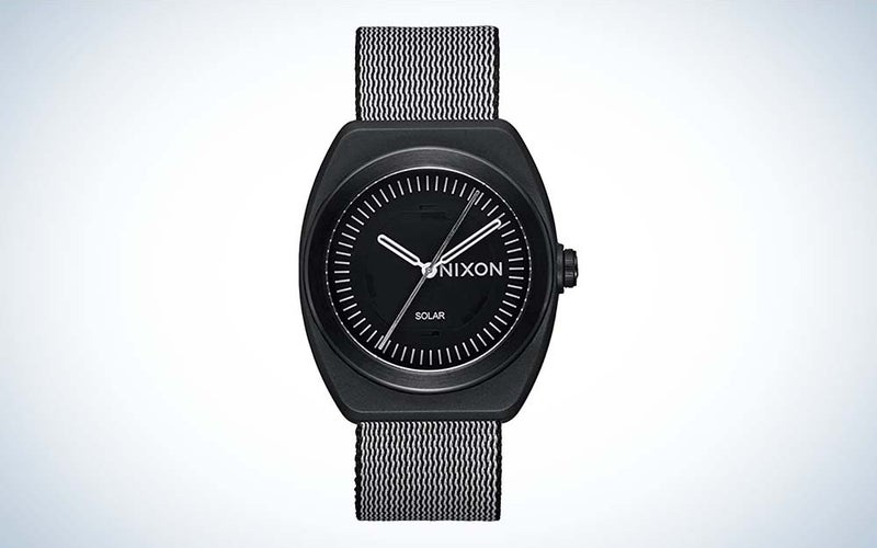 The NIXON Light Wave A1322 is the most sustainable options of the best watches under $500.