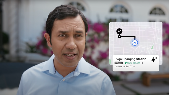 Sachin Kansal, vp of product at uber, introduces charging maps feature in the app