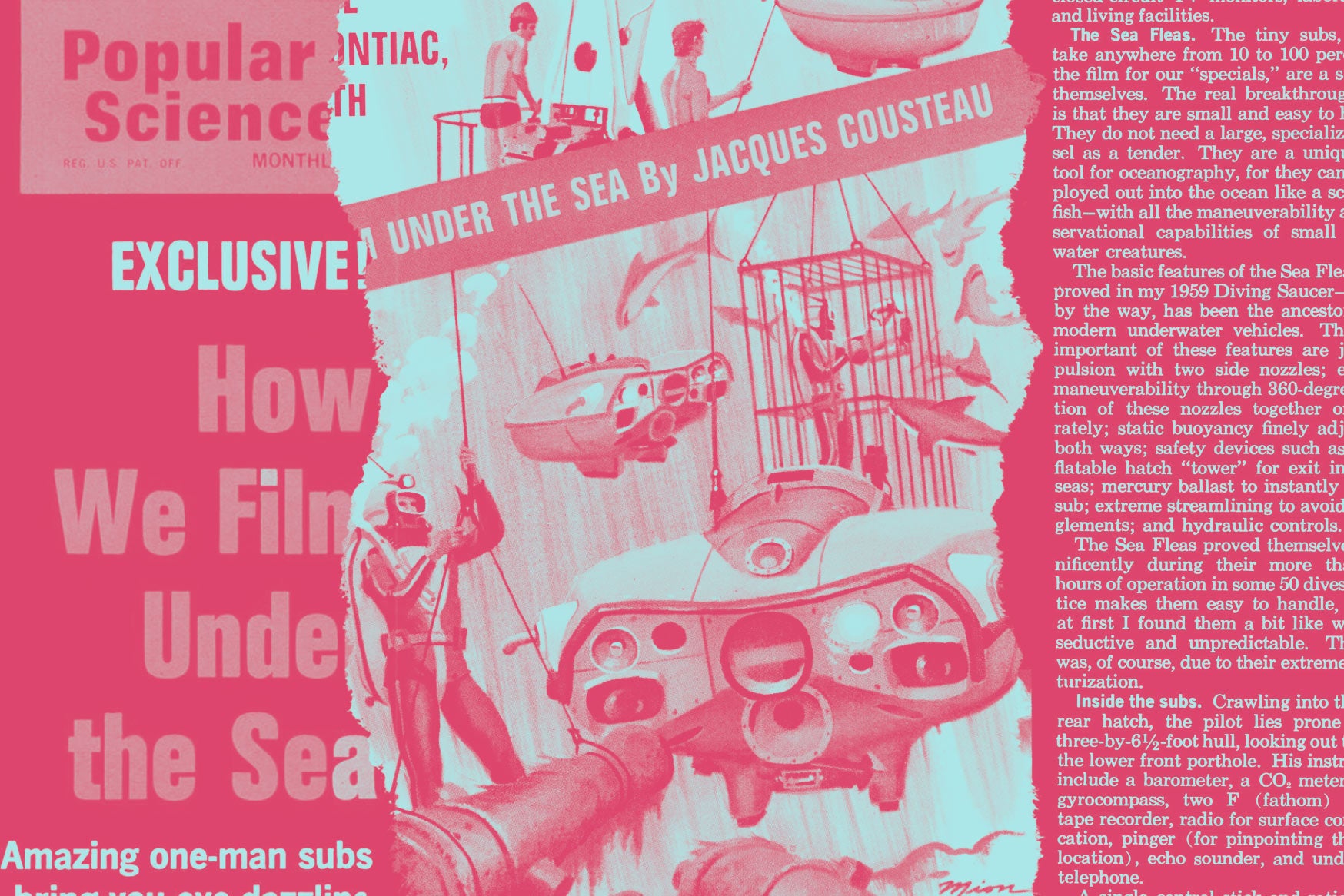 From the archives: Jacques Cousteau shows off his underwater film technology thumbnail