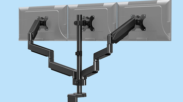 Triple monitor arms header image