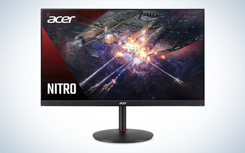 Acer Nitro XV1 is the best 1080p gaming monitor.