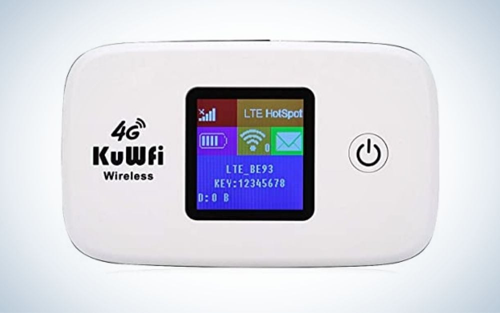 KuWFi 4G LTE Mobile WiFi Hotspot Unlocked is the best mobile hotspot.
