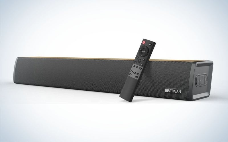 Bestisan 60W Bluetooth Soundbar is the best budget soundbar under 100.