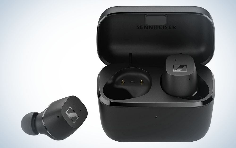 Sennheiser CX True are the best overall wireless earbuds under 100.